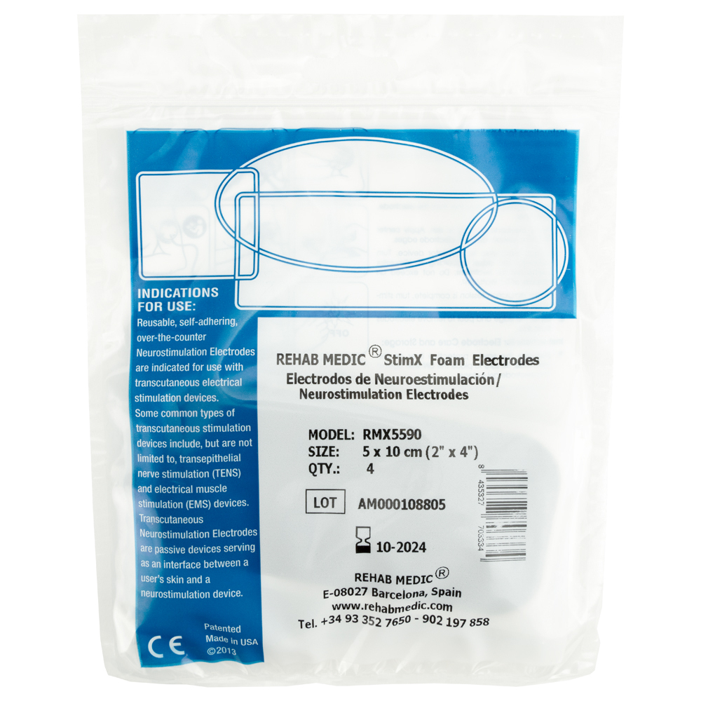 Электроды для миостимуляции Rehab Medic, RMX559, размер 5х10см, 2 шт