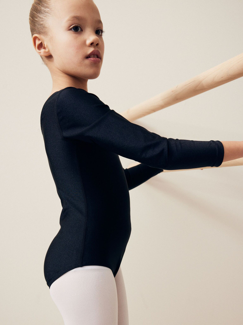 Боди с длинным рукавом для девочки Next Q81-334, Черный