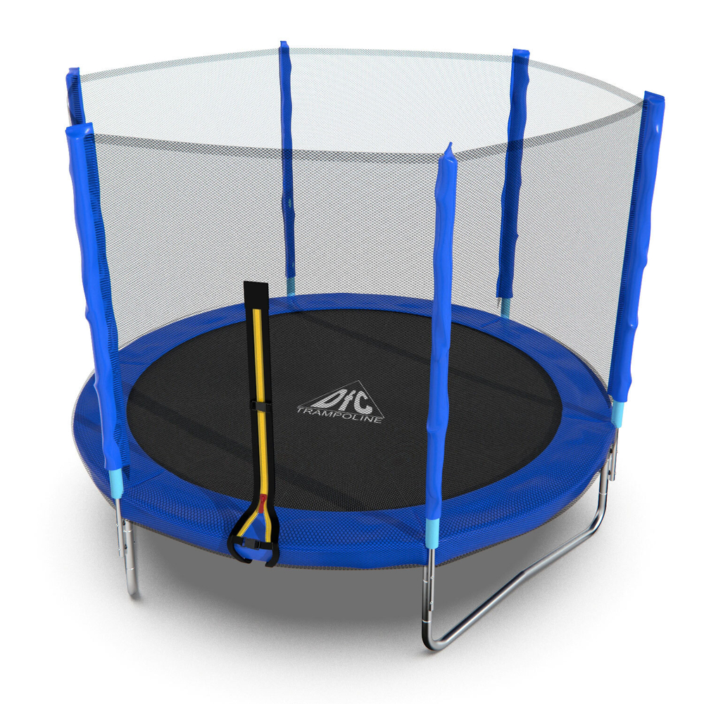 Батут DFC Trampoline Fitness с сеткой 8ft