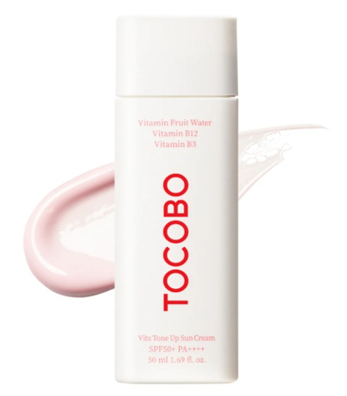 Tocobo Vita Tone Up Sun Cream SPF50+ PA++++ Витаминный солнцезащитный крем с тонирующим эффектом