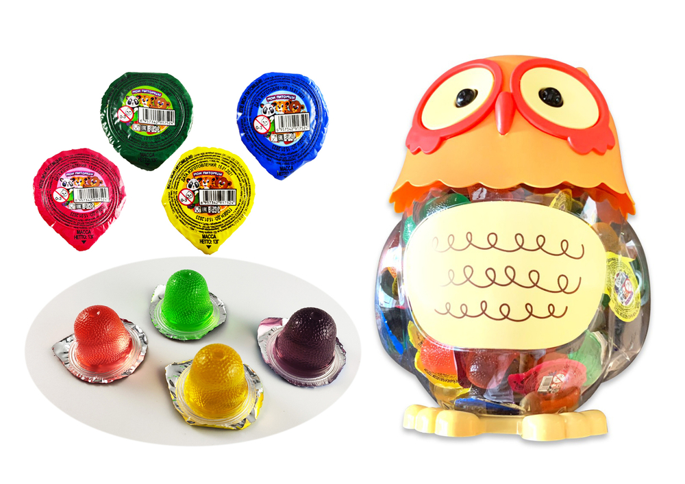 Десерт жел Мои питомцы (Сова) 6*100шт*13г