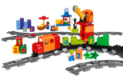 LEGO Education: Математический поезд Duplo 45008 — Math Train for Count and Basic Addition and Subtraction — Лего Дупло Эдукейшн Образование