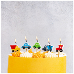 Свечи д/торта на пиках Авто 5шт