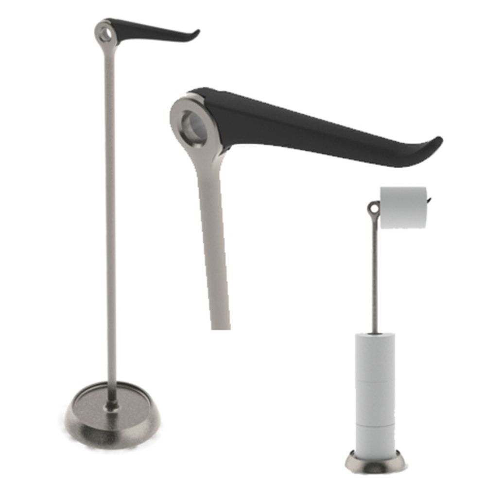 Держатель для туалетной бумаги Tucan, 73 см, никель