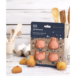 Набор форм для кексов 2шт Monbento MB Silifriends