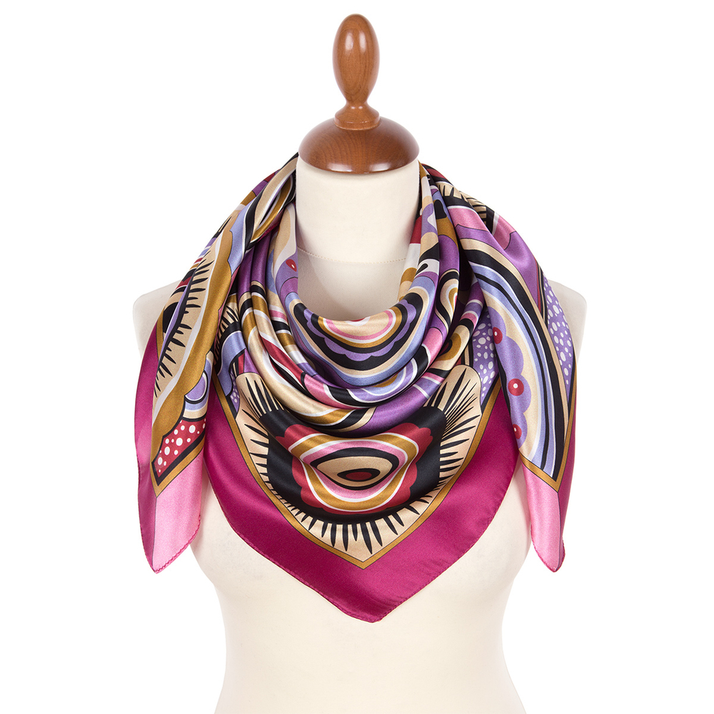 Павловопосадский платок Зонтики 1163-3