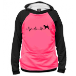 Толстовка "ЭКГ - Джек Рассел в стойке"