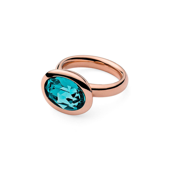 Кольцо Qudo Tivola Indicolite 18.5 мм 631466/18.5 BL/RG размер 18,5