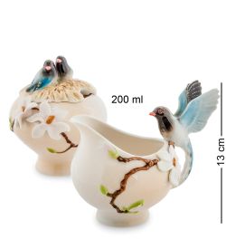 Pavone FM-73/ 2 Набор сахарница и молочник «Магнолия»