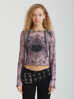Топ Willa Lace Up Mesh