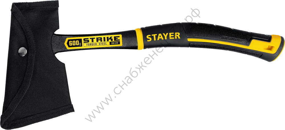 STAYER STRIKE, 600/850 г, 330 мм, Цельнометаллический топор (2065-06)