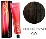 Matrix Краска для волос без аммиака SoColor Sync Pre-Bonded 4A Шатен пепельный 90 мл.