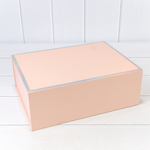 Коробка сборная 30.6х23х11 см на магнитах (Персиковый)
