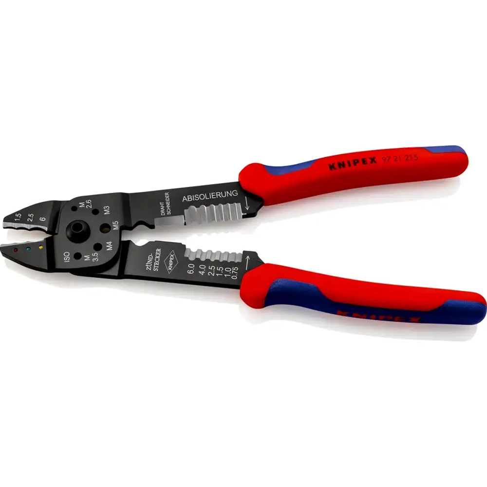 Клещи зажимные для опрессовки чернёные 230 мм Knipex 97 21 215 SB