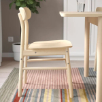 Стул деревянный - IKEA RОNNINGE/RONNINGE, 79х46х49 см,  дерево светло-бежевый, РЁННИНГЕ ИКЕА