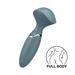 Вибромассажер Satisfyer Mini Wand-er, серый