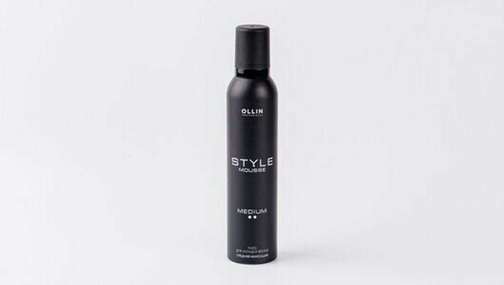 OLLIN STYLE Мусс для укладки волос средней фиксации 250мл/ Mousse Medium Hold
