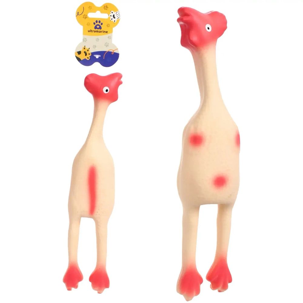 Игрушка - кричалка для собак «КУРИКОкоко», 30*7*5.5см (лейбл)