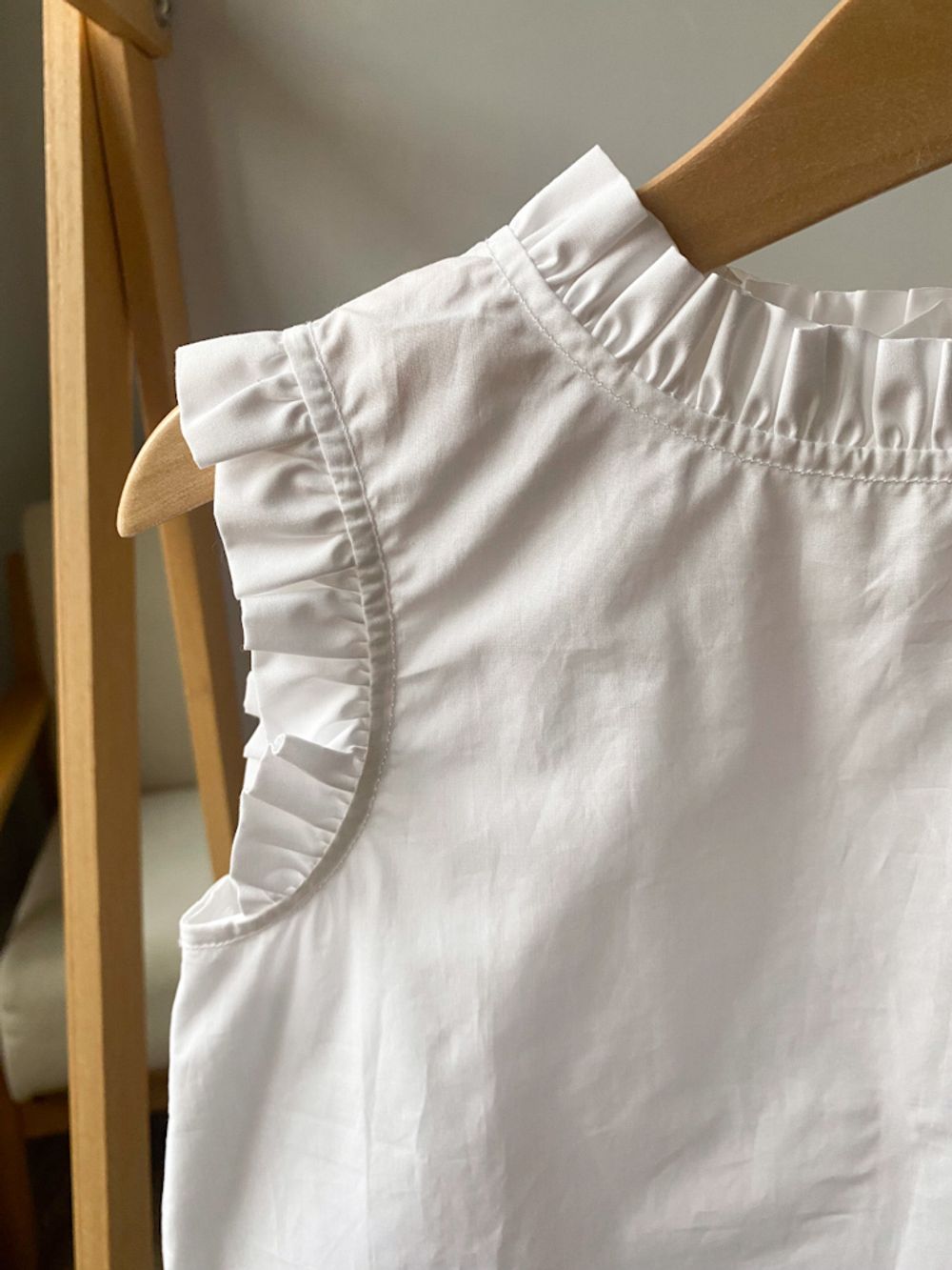 Новая хлопковая блуза Bonpoint, 104