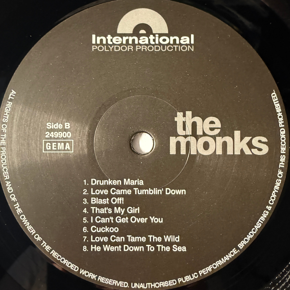 The Monks – Black Time (Германия) Т