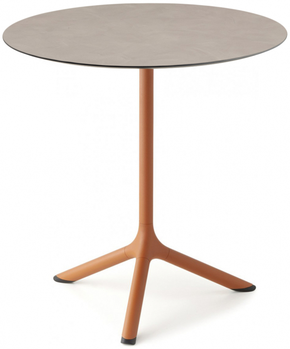 Стол ламинированный обеденный складной Scab Design Tripe Folding, терракотовый, тортора шпатель