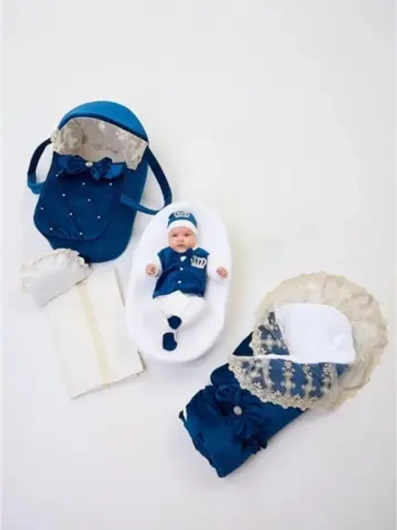 конверт с переноской на выписку для новорожденного осень