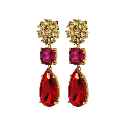 Серьги Dyrberg Kern MISIA SG RED / PINK 470093