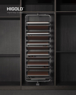 Вращающаяся полка для обуви, 685x355x(1910-2110), 12 уровней