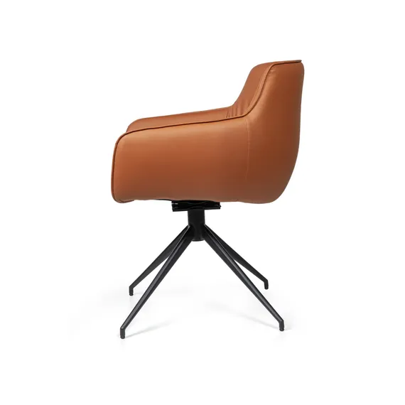 Полукресло Sofia, терракотовая экокожа Soft-Touch