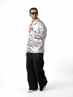 Куртка Dryg джинсовая серебро