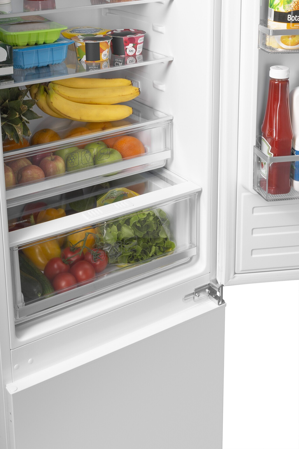 Встраиваемый холодильник Meferi MBR193 LOW FROST LIGHT фото 6