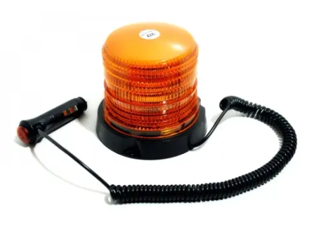 Маяк импульсный на магните 10-24V (прикуриватель) светодиодный "Стробоскоп" (13.3х9.2х9.5см) JSD-051