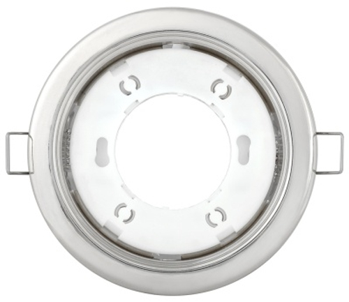 Светильник ИЭК метал встроенный хром без лампы LUVB0-GX53-1-K23