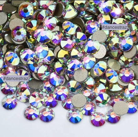 Стразы клеевые, Crystal AB, P31, SS16, 1440, (F2)