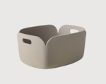 Лоток MUUTO полимерный войлок/beige 230х480х350h коллекция Restore Tray