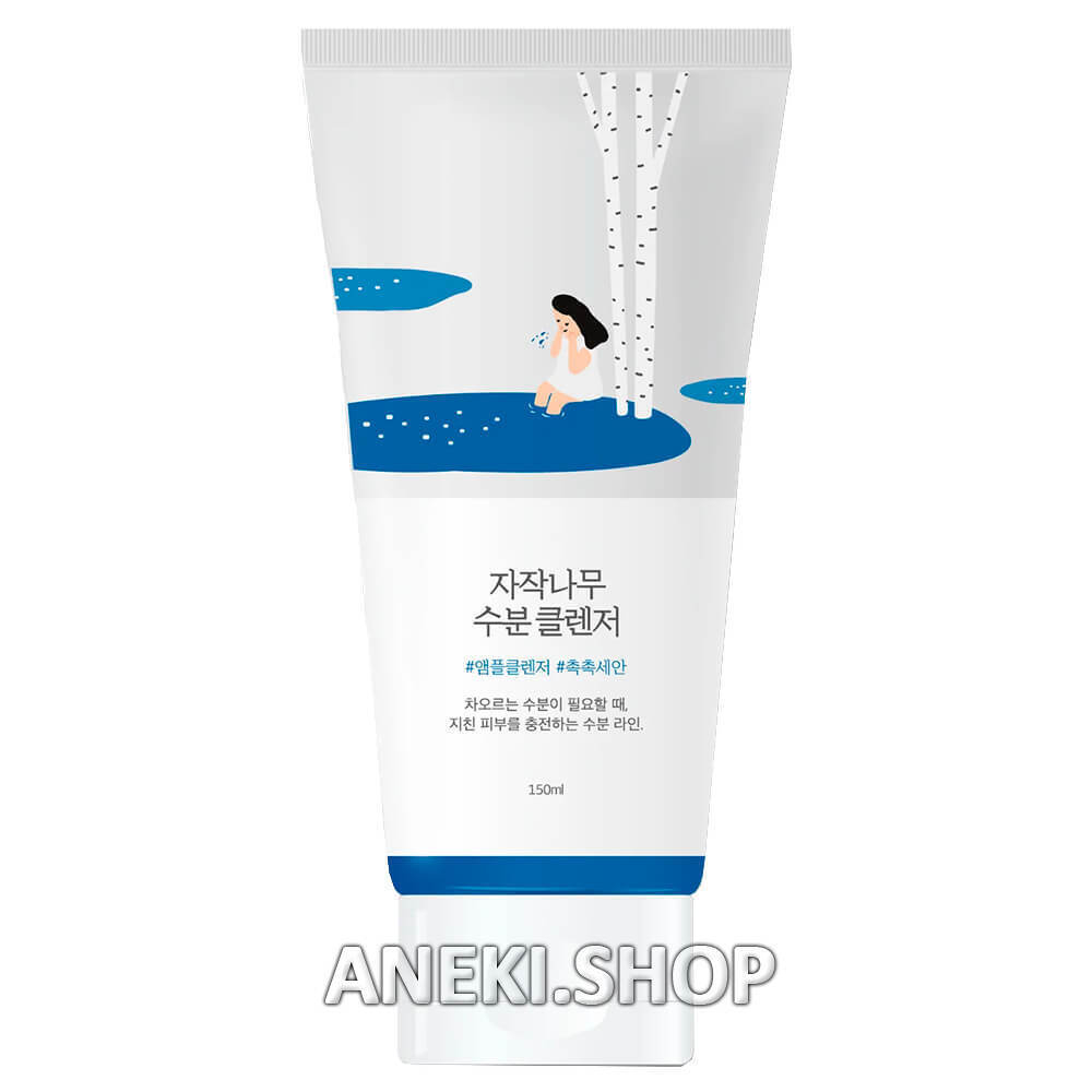 Гель увлажняющий для умывания с березовым соком 150 мл Round Lab Birch Juice Moisturizing Cleanser