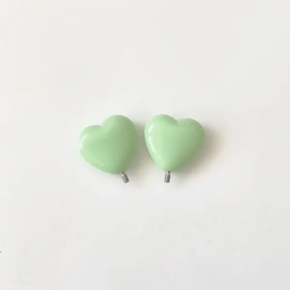 заглушки сердечки для лесокs lotus yarns, маленькие