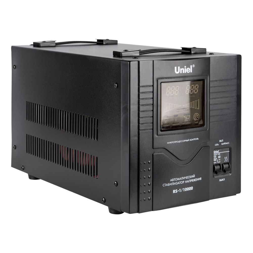 RS-1-10000 Стабилизатор Uniel релейный однофазный. 10.0 кВА.