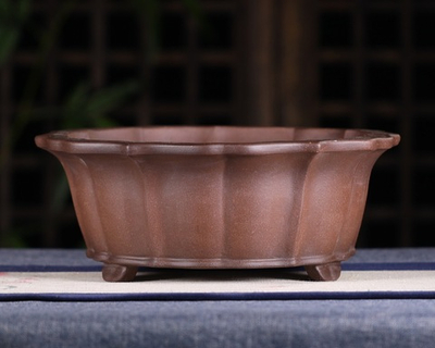 Состаренный неглазурованный горшок для бонсай высокого качества (исинская керамика) | 36.0*14.0