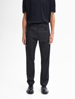 Massimo Dutti Джинсы свободного кроя из смесового хлопка, индиго