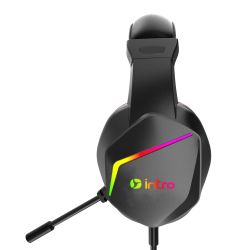 Клавиатура и мышь комплект Intro GXZ990 игровой 1200-3600dpi + коврик + гарнитура черный | Intro