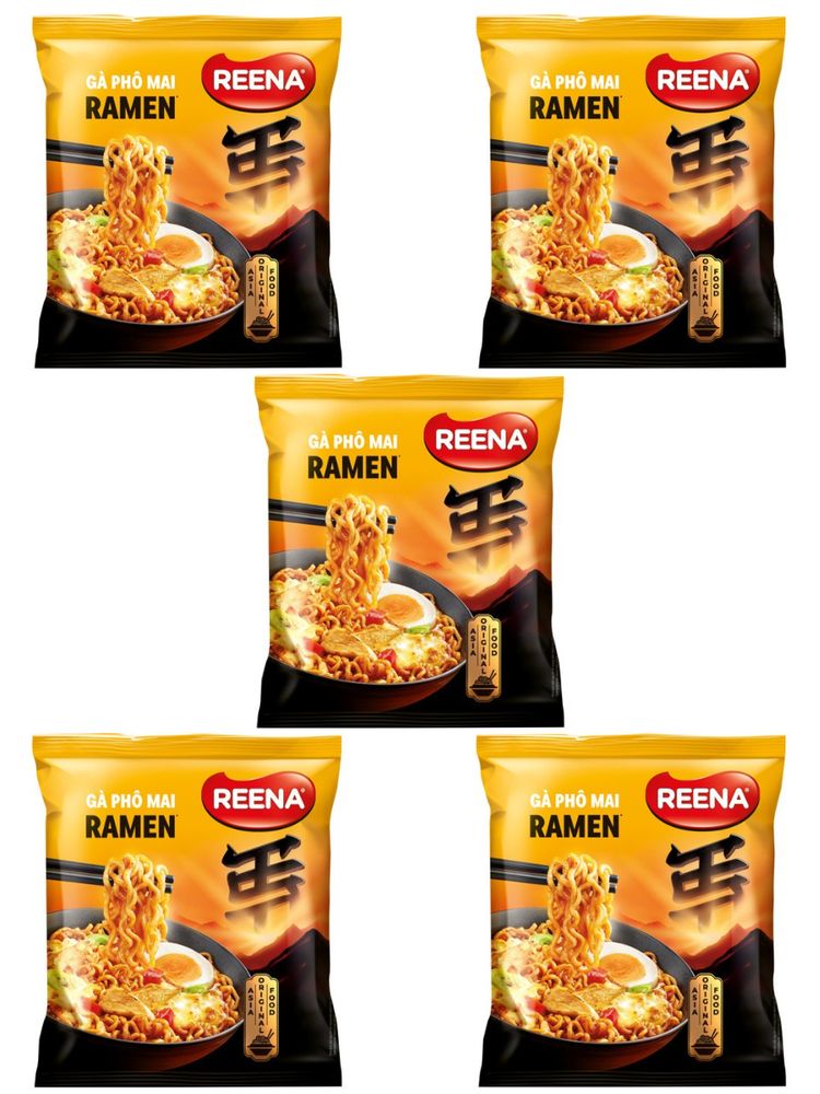 Лапша Reena Ga Pho Mai С сыром и острой курицей 115 г x 5 шт
