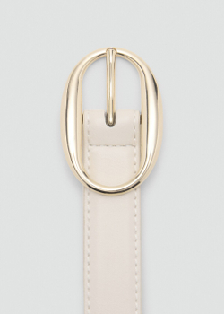 Ремень с овальной пряжкой