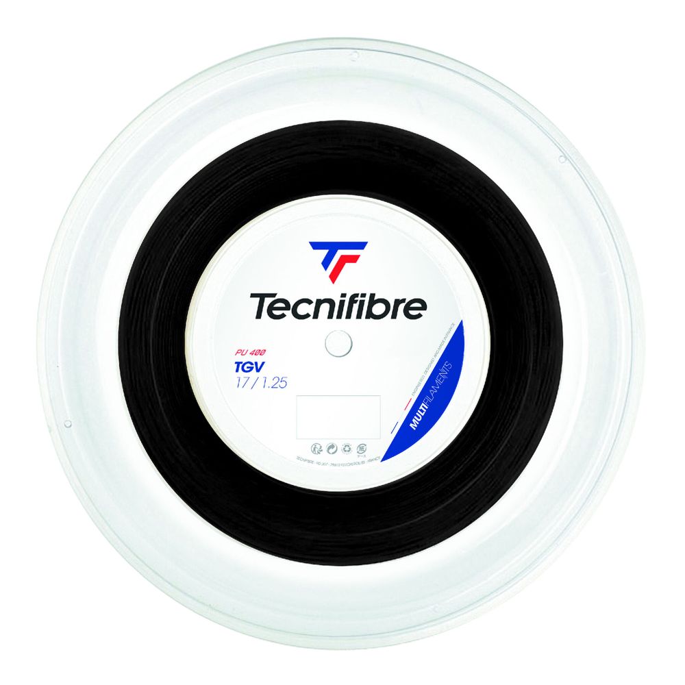 Струны теннисные Tecnifibre TGV 200m String Reel - Black