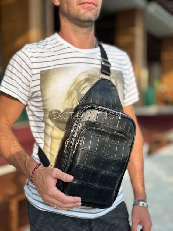 Мужская сумка из крокодила BG-509
