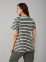 Футболка Фк-122П/хаки-газета