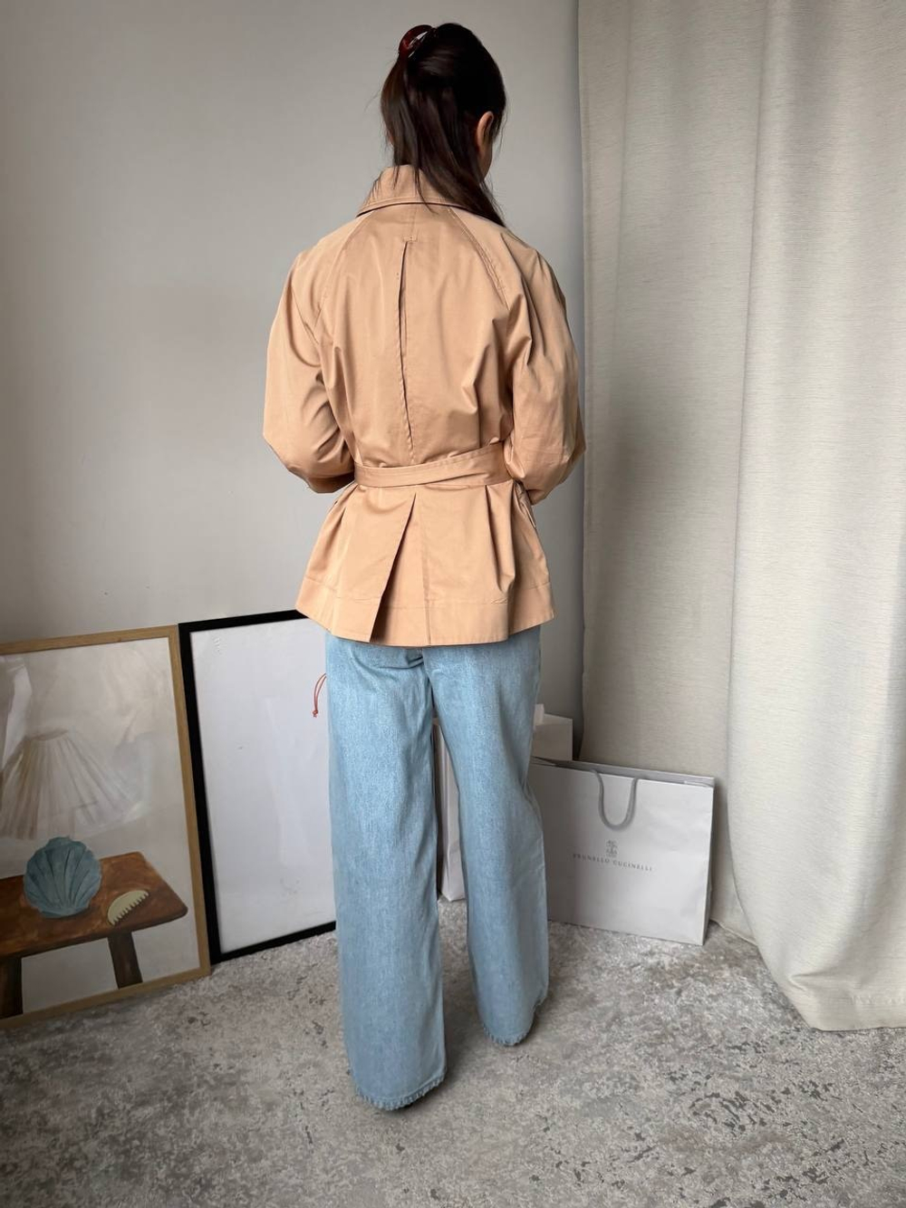 Хлопковый тренч Cos, XS