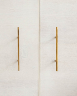 ZARA HOME ДЛИННАЯ ЗОЛОТАЯ МЕТАЛЛИЧЕСКАЯ РУЧКА (НАБОР ИЗ 2 ШТ.)