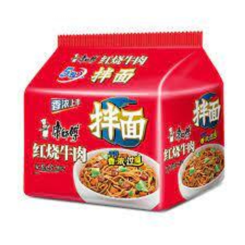 Лапша сухая со вкусом тушенной говядины Kangshifu 120г