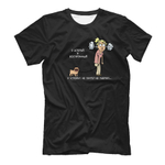 Футболка "Мопс - хозяйку не удержу"